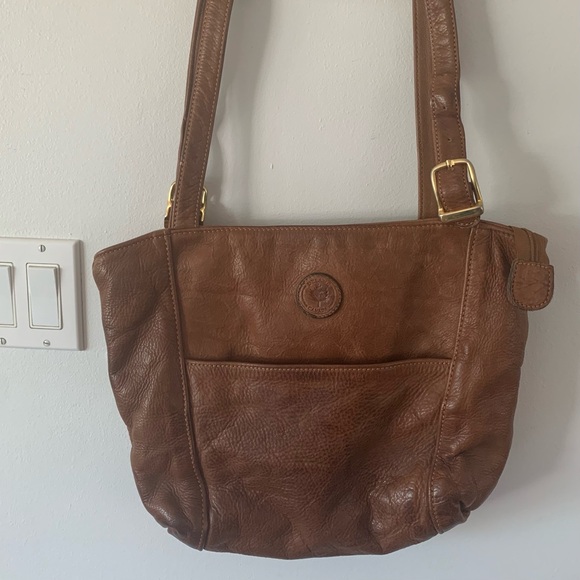 Delane Canada Handbags - Delane Canada Brown Leather Bag Purse Tote Hobo Bohemian